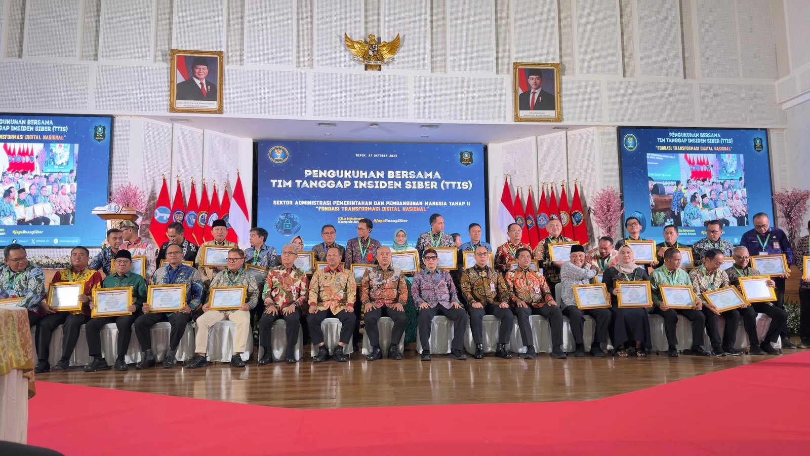 Pemerintah Kabupaten Lombok Utara (KLU) memperkuat benteng pertahanan digitalnya di tingkat nasional